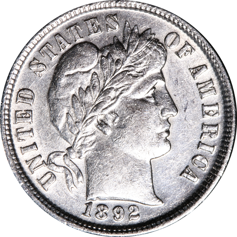 1892-P Barber Dime