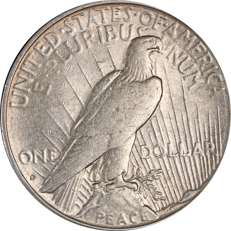 1927-S Peace Dollar