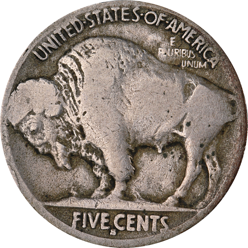 1918-S Buffalo Nickel