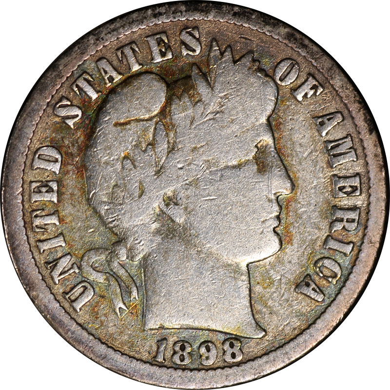 1898-O Barber Dime