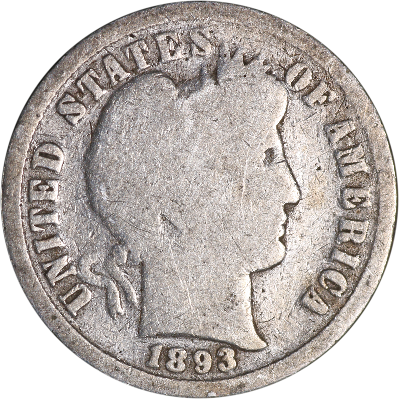 1893-S Barber Dime