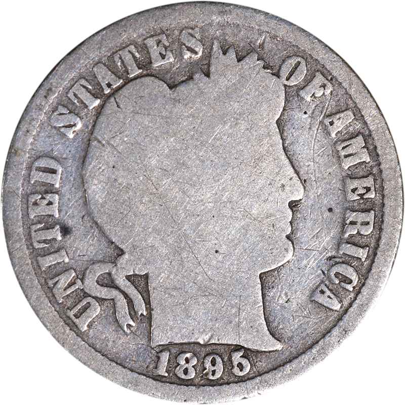 1895-S Barber Dime