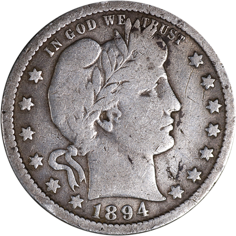 1894-O Barber Quarter