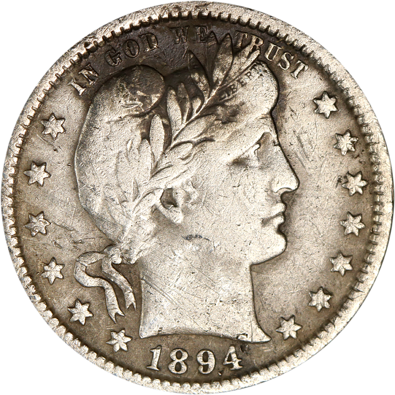 1894-O Barber Quarter