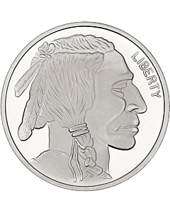1 Ounce Silver Buffalo Rounds Roll - 20 Rounds Total