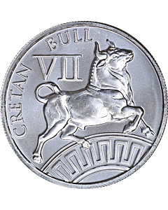 1 Ounce Silver Round - Hercules 12 Labors: Cretan Bull - .999 Fine - STOCK